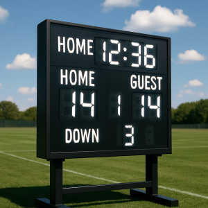 Battery-Powered Outdoor Scoreboard
