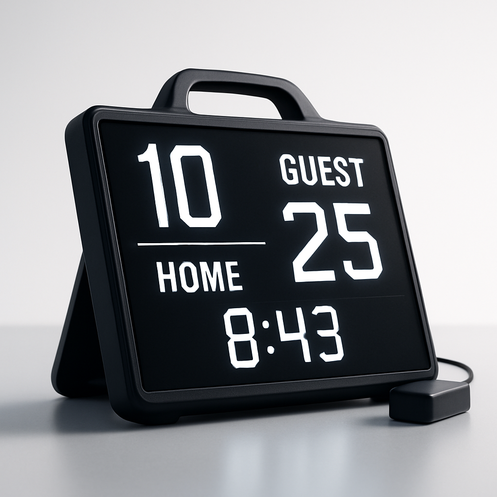 High-Resolution Portable Scoreboard